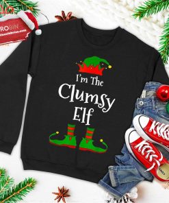 im the clumsy elf family matching funny christmas gift ugly christmas sweatshirt 3 SJ0Og