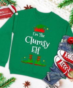 im the clumsy elf family matching funny christmas gift ugly christmas sweatshirt 4 uoRE2