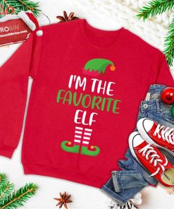 I’m The Favorite Elf Matching Family Group Christmas Ugly Christmas Sweatshirt I’m The Favorite Elf Matching Family Group Christmas Ugly Christmas Sweatshirt