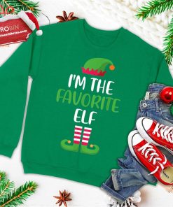 im the favorite elf matching family group christmas ugly christmas sweatshirt 4 CtzrS