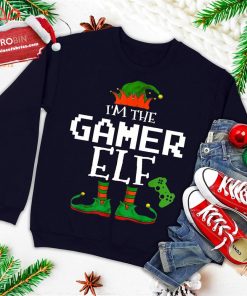 im the gamer elf family matching gaming christmas boys ugly christmas sweatshirt 4 OoRXQ