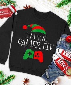 I’m The Gamer Elf Matching Family Funny Christmas Ugly Christmas Sweatshirt