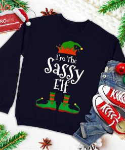 im the sassy elf family matching funny christmas group gift ugly christmas sweatshirt 1 amZm9