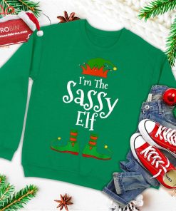 im the sassy elf family matching funny christmas group gift ugly christmas sweatshirt 4 V54bf