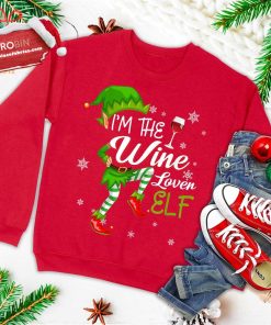 I’m The Wine Lover Elf Matching Family Christmas Ugly Christmas Sweatshirt I’m The Wine Lover Elf Matching Family Christmas Ugly Christmas Sweatshirt