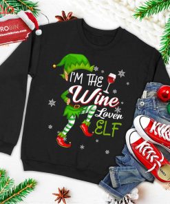 im the wine lover elf matching family christmas ugly christmas sweatshirt 4 tKGyu