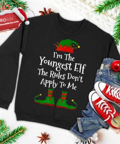 im the youngest elf family matching funny christmas ugly christmas sweatshirt 4 6PEiv