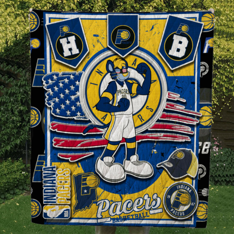 Indiana Pacers Quilt Blanket