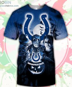 Indianapolis Colts T-Shirt Halloween Horror Night – AOP Tshirt