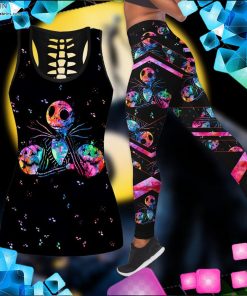 jack skellington color women tank top legging 64 Hie06