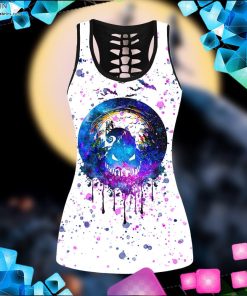 Jack Skellington Painted Purple Color Women Tank Top Legging