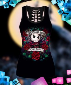 jack skellington roses women tank top legging 137 22adQ