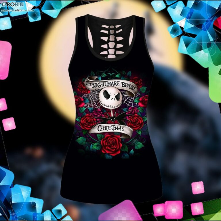 Jack Skellington Roses Women Tank Top Legging