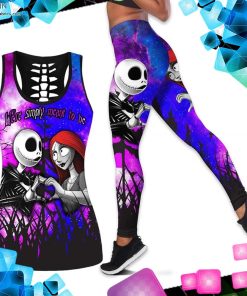 Jack Skellington Tank Top Legging RBPL398248