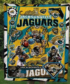 Jacksonville Jaguars Quilt Blanket #1