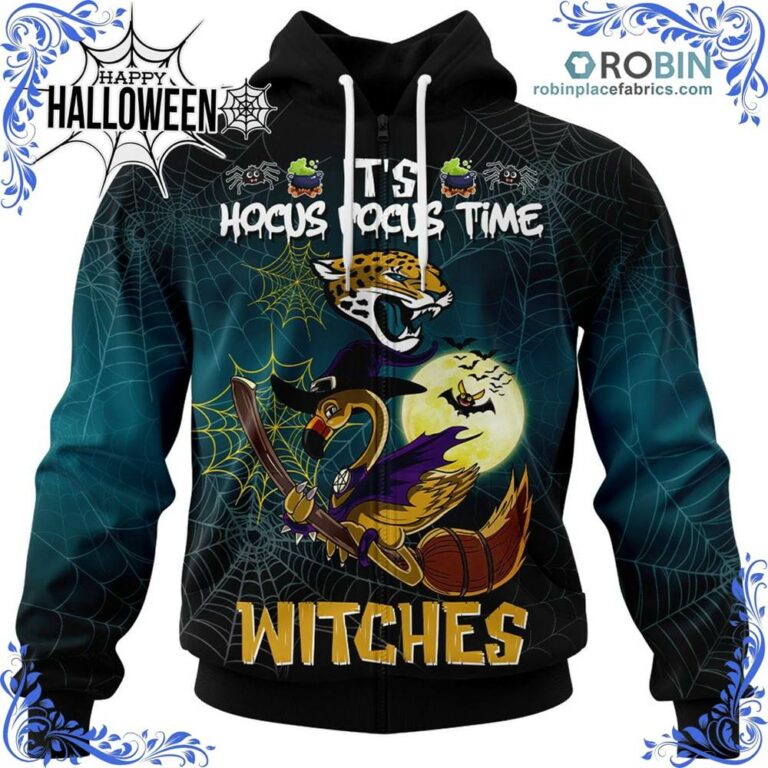 Jaguars NFL Halloween Jersey Falmingo Witches Hocus Pocus All Over Print – AOP Shirt