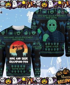 Jason Voorhees Halloween Ugly Sweater