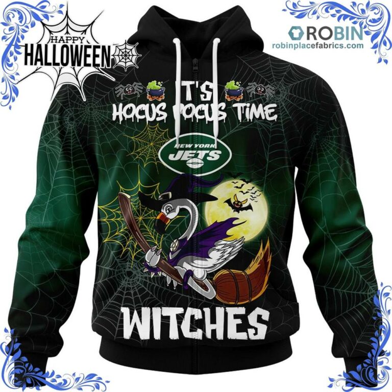 Jets NFL Halloween Jersey Falmingo Witches Hocus Pocus All Over Print – AOP Shirt