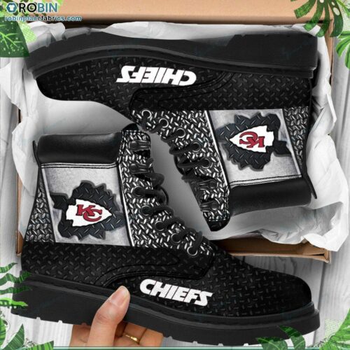 Kansas City Chiefs Custom Marten Style Boots RBPL432 RobinPlaceFabrics