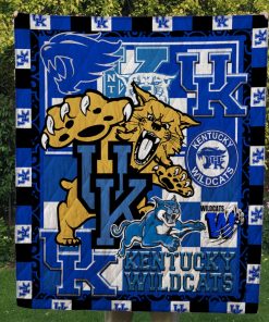 Kentucky Wildcats Quilt Blanket