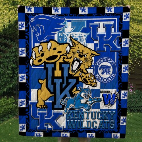 Kentucky Wildcats Quilt Blanket | RobinPlaceFabrics | Reviews on Judge.me