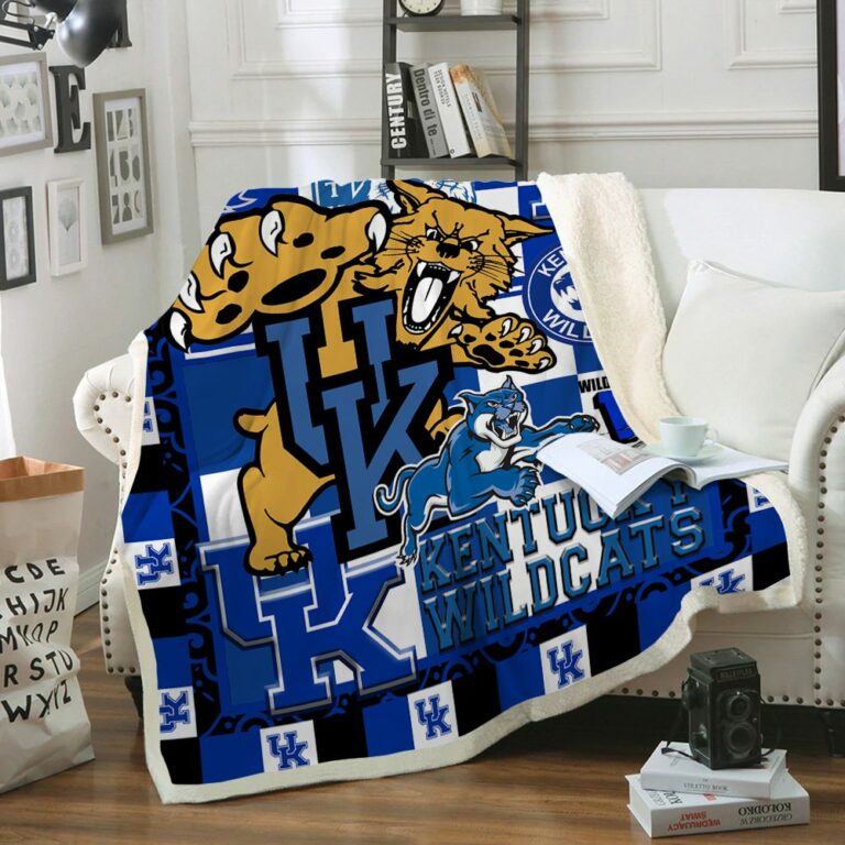 Kentucky Wildcats Quilt & Fleece Blanket