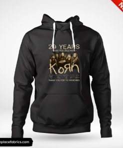 korn 29 years signatures hoodie falt6v