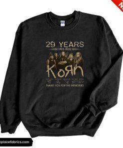 korn 29 years signatures sweatshirt ihlar0