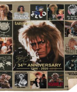 Labyrinth 34th Anniversary Signed Quilt Blanket