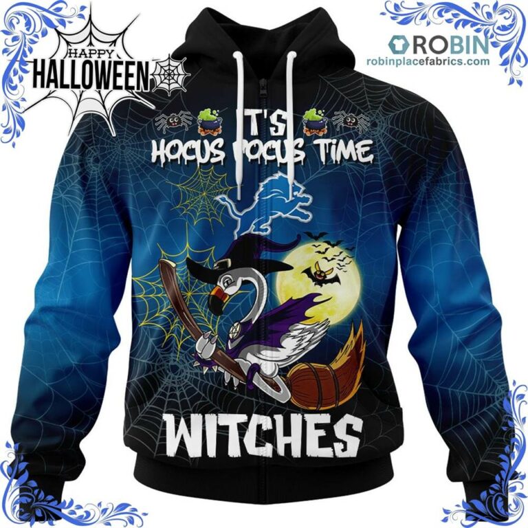 Lions NFL Halloween Jersey Falmingo Witches Hocus Pocus All Over Print – AOP Shirt