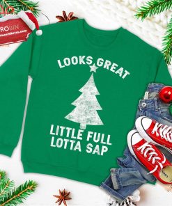 little full lotta sap tee christmas vacation santa ugly christmas sweatshirt 3 cgPp1