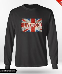 Liverpool United Kingdom British Flag Souvenir Vintage Shirt