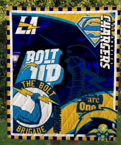 Los Angeles Chargers Quilt & Fleece Blanket