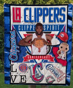 Los Angeles Clippers Quilt Blanket Los Angeles Clippers Quilt Blanket