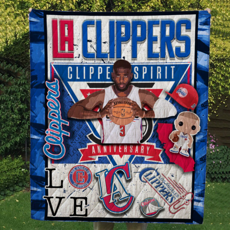 Los Angeles Clippers Quilt Blanket