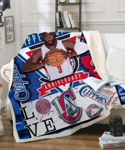 Los Angeles Clippers Quilt & Fleece Blanket