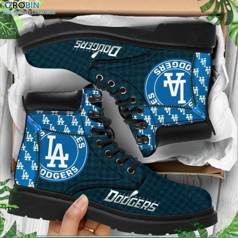 Los Angeles Dodgers Custom Printed Martin Boots RBPL273