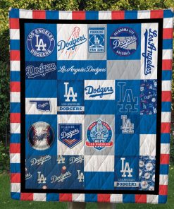 Los Angeles Dodgers Quilt Blanket