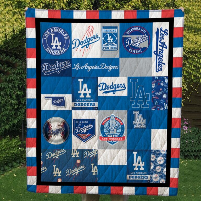Los Angeles Dodgers Quilt Blanket