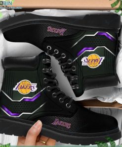Los Angeles Lakers Custom Marten Style Boots RBPL507 Los Angeles Lakers Custom Marten Style Boots RBPL507