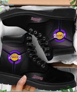 Los Angeles Lakers Custom Marten Style Boots RBPL373 Los Angeles Lakers Custom Marten Style Boots RBPL373