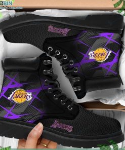 Los Angeles Lakers Custom Printed Martin Boots RBPL347