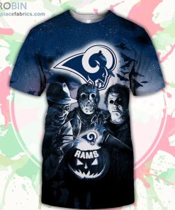 Los Angeles Rams T-Shirt Halloween Horror Night – AOP Tshirt