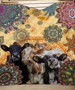 Lovely Cows Quilt Blanket #2