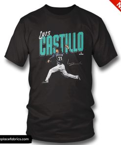 luis castillo seattle baseball chisel signature t shirt mstryq