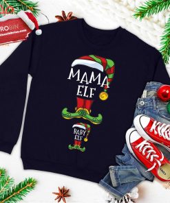 mama and baby elf pregnancy matching family christmas pajama ugly christmas sweatshirt 4 UEzkF