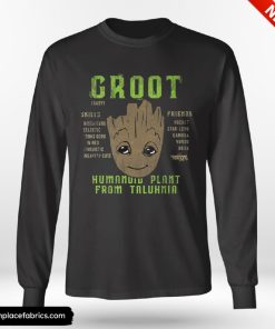 Marvel Guardians Of Galaxy 2 Groot Skills Shirt