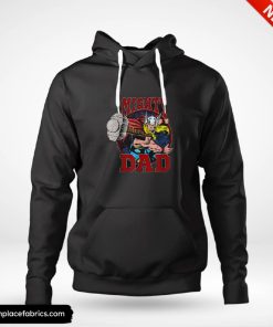 marvel thor fathers day mighty dad hammer hoodie kkncsy