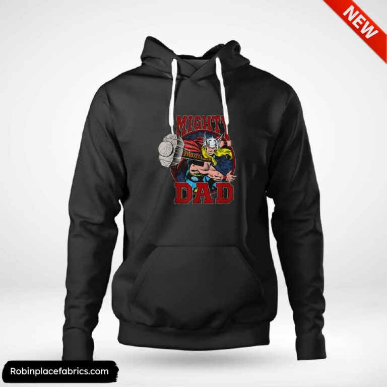 Marvel Thor Fathers Day Mighty Dad Hammer Shirt