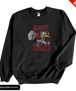 marvel thor fathers day mighty dad hammer sweatshirt myr45z